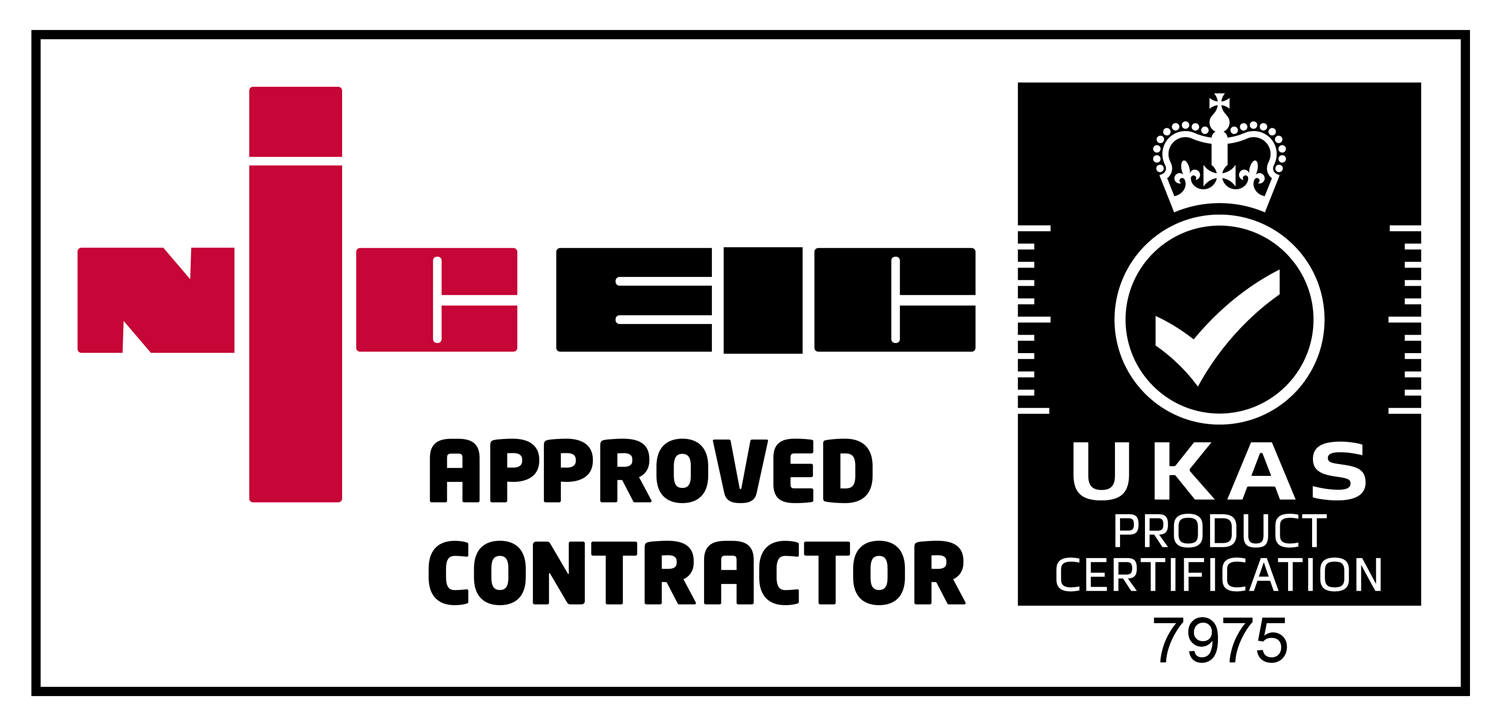 NICEIC Approved Contractor and UKAS Logo