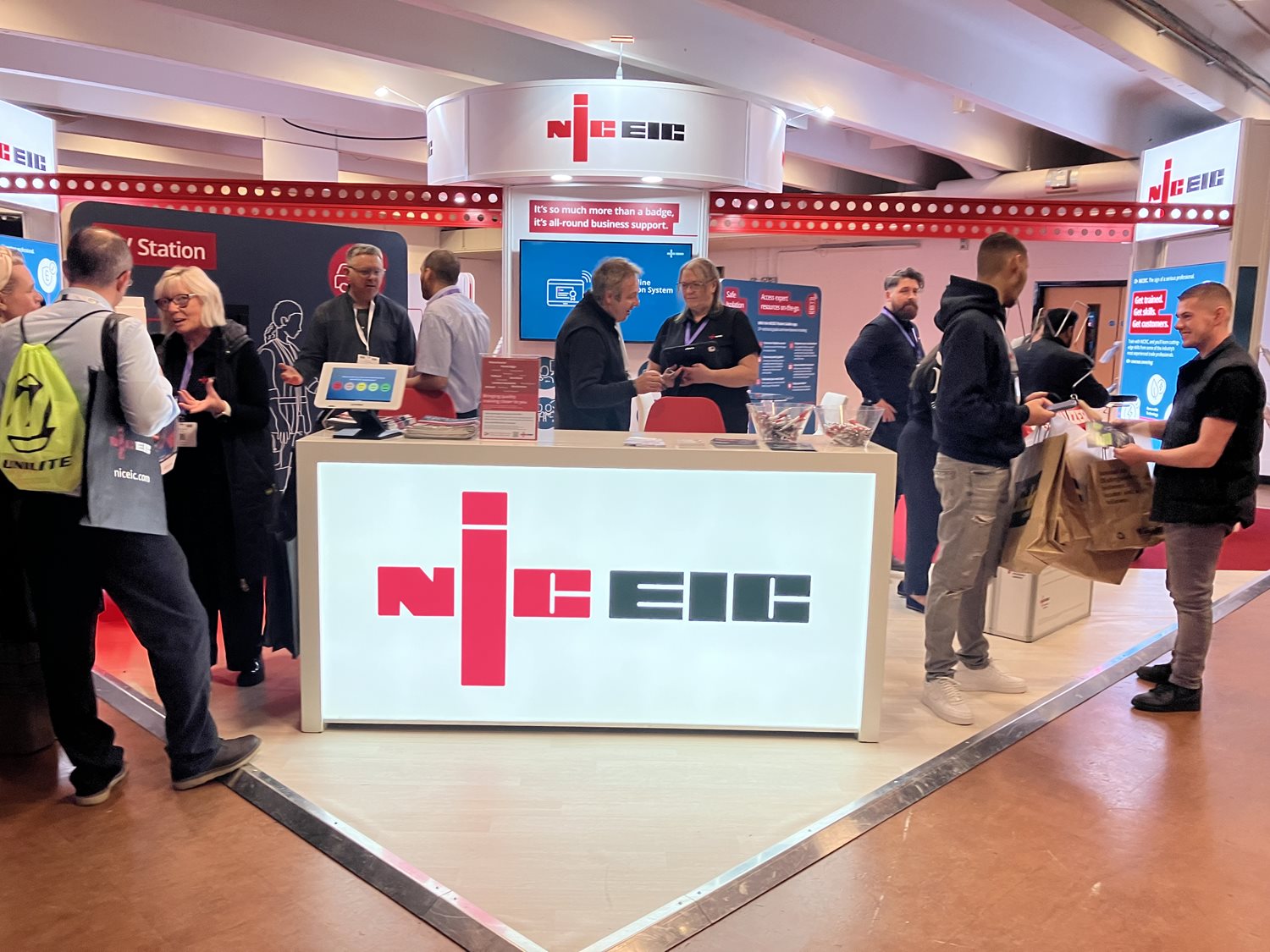 NICEIC stand at Elex